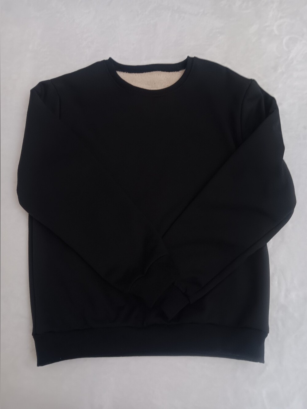 Men's Black Crewneck Sweater - Classic Essential